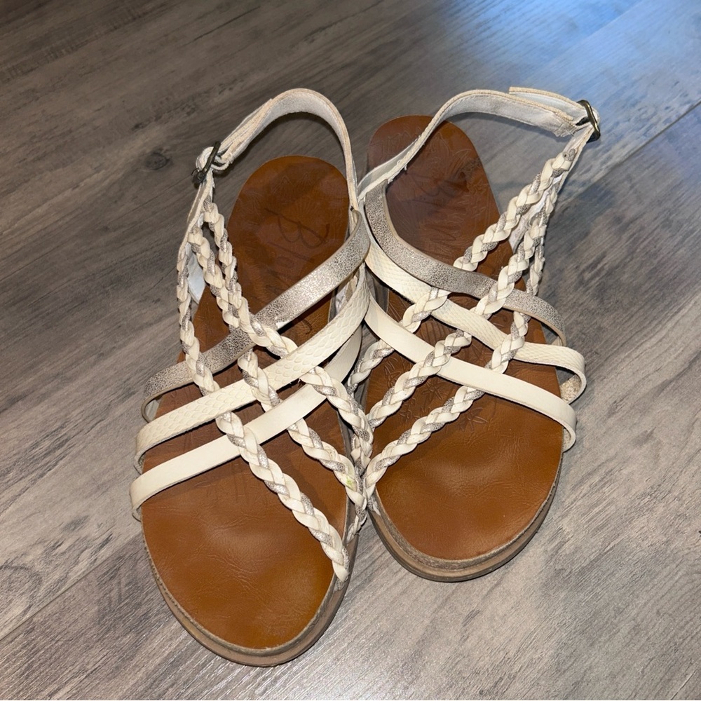 Blowfish Sandals. Worn for my rehearsal dinner.